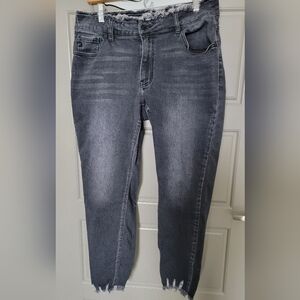 Dark Gray Denim Jeans